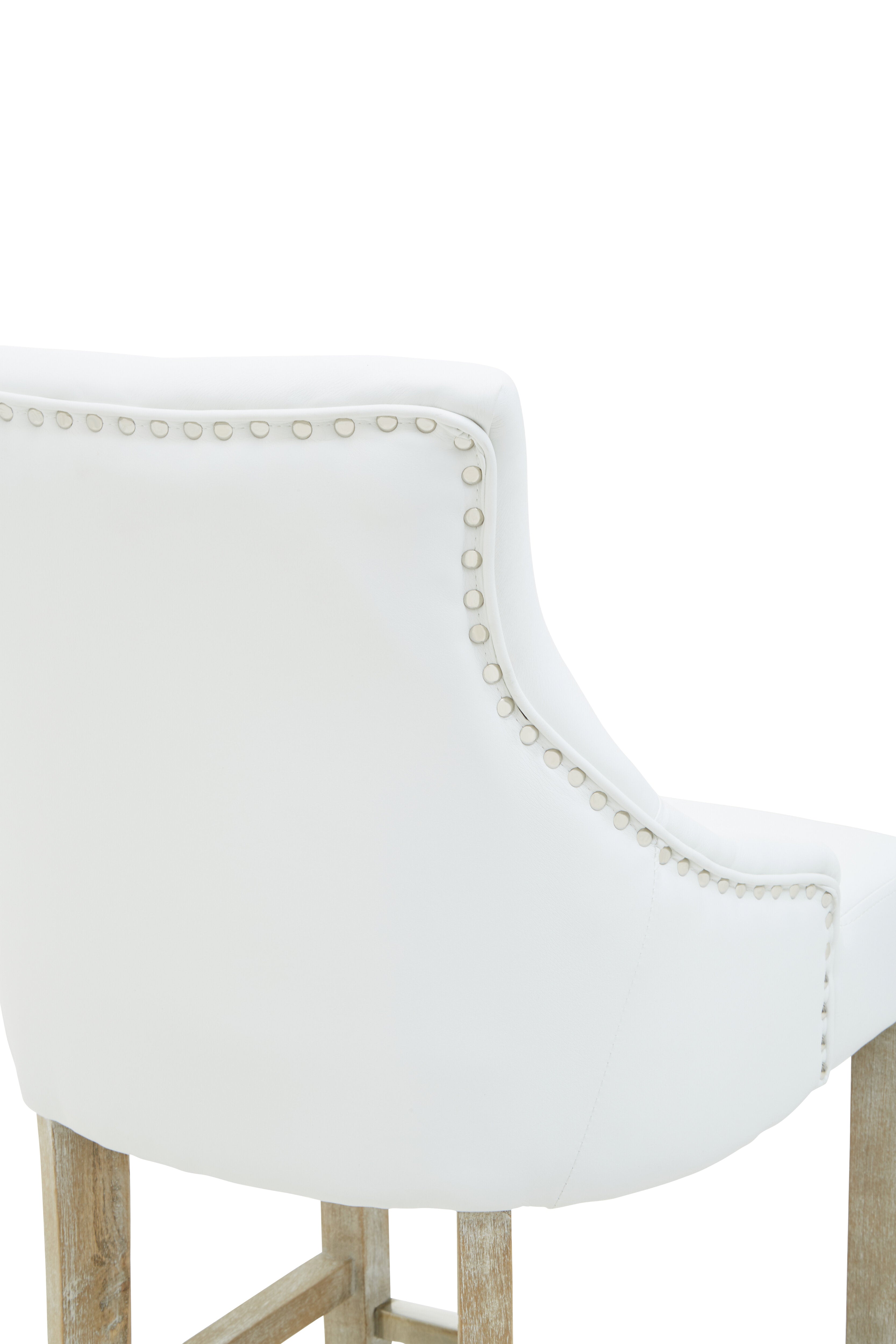 Candace Townhouse Ivory Bar Stool